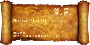 Meila Placid névjegykártya